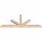 Ekena Millwork Saratoga Smooth Timber Gable Bracket, Douglas Fir, 72"W x 30"H x 3 1/2"D x 3 1/2"F, 10/12 Pitch GBW072X30X0404SAR00SDF - alternate 5